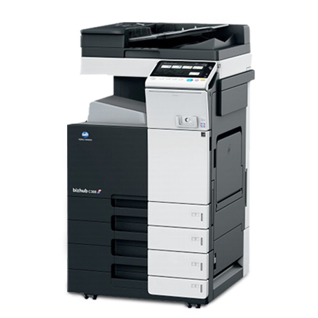 柯尼卡美能达C368 A3彩色复印机 大型高速打印复印扫描激光多功能一体机