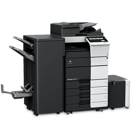 柯尼卡美能达C558彩色机器，打印、复印、扫描、传真。
一分钟55张输出，自动双面打印，双面输稿扫描，
操作使用方便，维护简单，耗材便宜。
打印分辨率：4800×1200 dpi高清彩色输出。